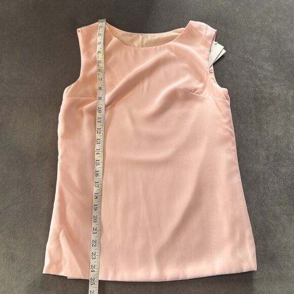 Women’s Pink Chiffon 3 Piece Formal Pant Suit Set Mother of the Bride Size 4 NWT - Picture 9 of 15